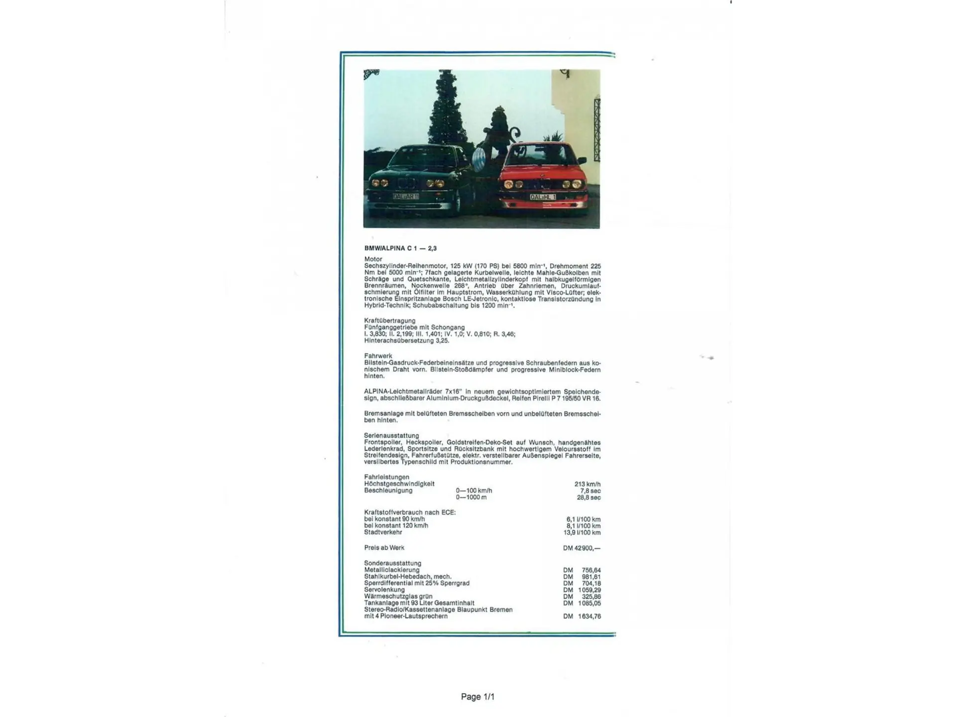 Alpina C1 2.3